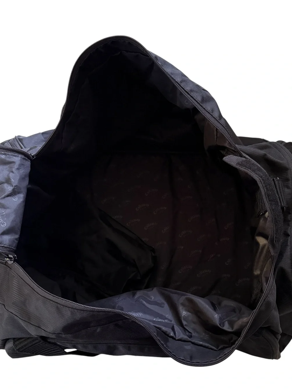 Large Black Callaway Golf Duffel Bag for Weekender Travel or Gym Multi Pocket